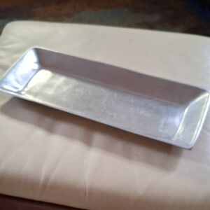 Silver Metal Decorative Tray